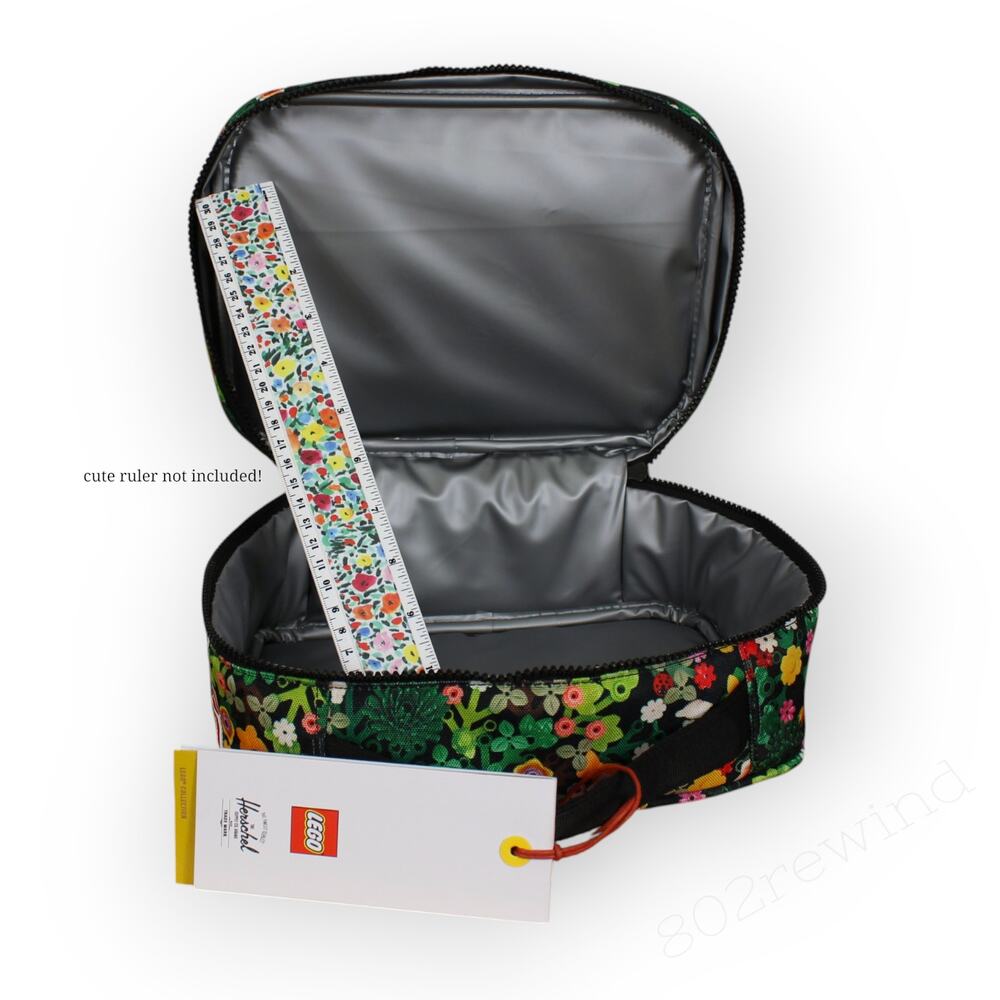 LEGO x Herschel Backpack & Lunchbox 2 Pc Bundle Scavenger Hunt Meadow Floral NEW - Picture 9 of 11